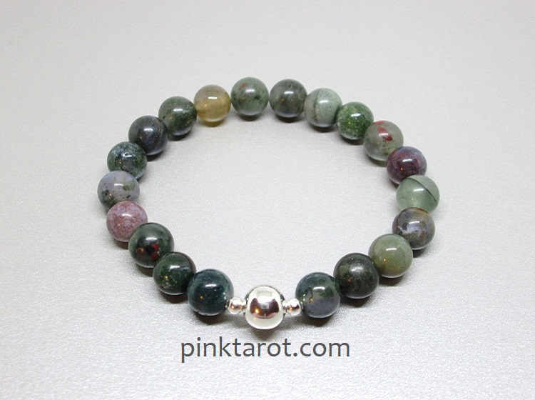indian agate bracelet, healing crystal jewelry, crystals for protection of negative energy, healing bracelets, healing gemstone bracelets